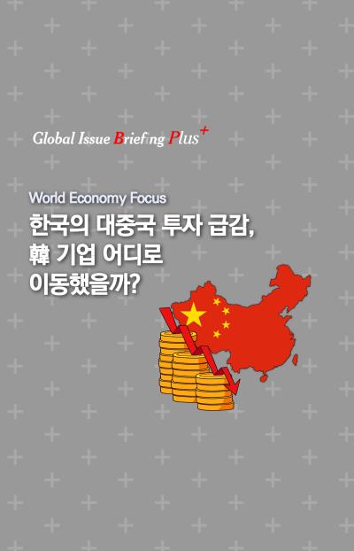 [글로벌이슈브리핑+ Vol.175] 한국의 대중국 투자 급감, 韓 기업 어디로 이동했을까? 표지이미지