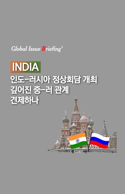 [글로벌이슈브리핑 Vol.177] 인도-러시아 정상회담 개최..깊어진 중러 관계 견제하나 표지이미지