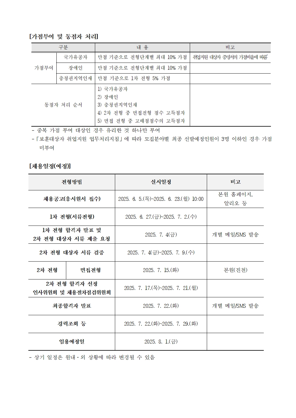 [한국교육개발원] 2025년도 제3차 직원 채용(시설운영직) - 자세한 사항은 아래 글 참조